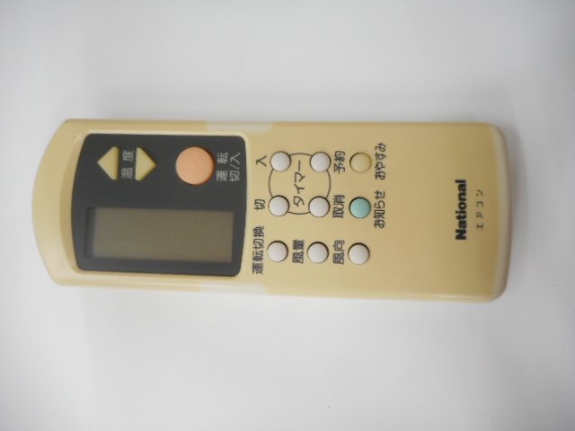 C5356◆パナソニック(Panasonic) ナショナル エアコンリモコン A75C756(ク）_画像2