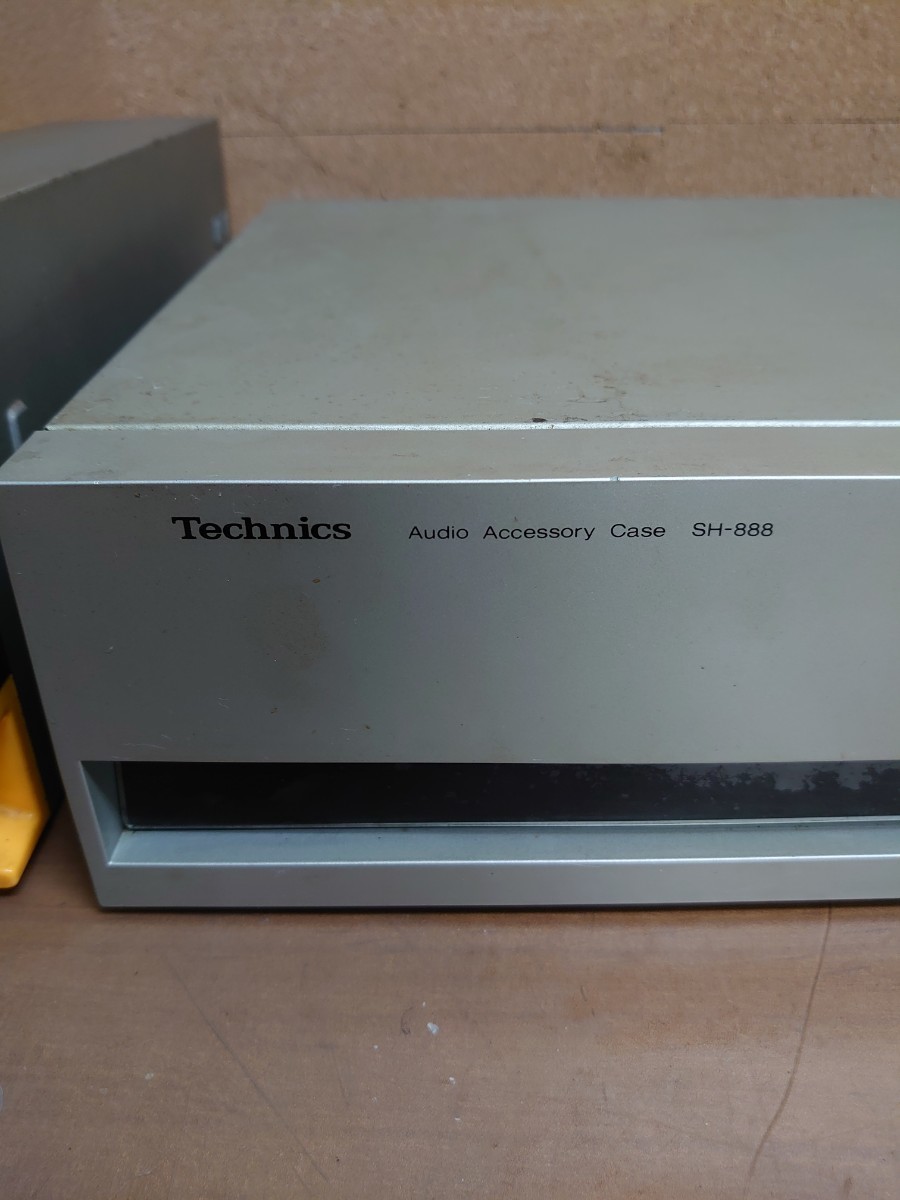 Technics SH-888 Audio Accessory Case テクニクス カセットテープ ケース SH-301カセットテープケース二口まとめて中古品_画像2