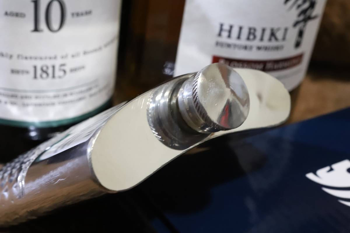 【英国製・高級・携帯ウイスキーボトル】ハーフダイヤモンド 6オンス PINDER BROTHERS ピンダーブロス ピューター製 ウイスキー 水筒 抗菌
