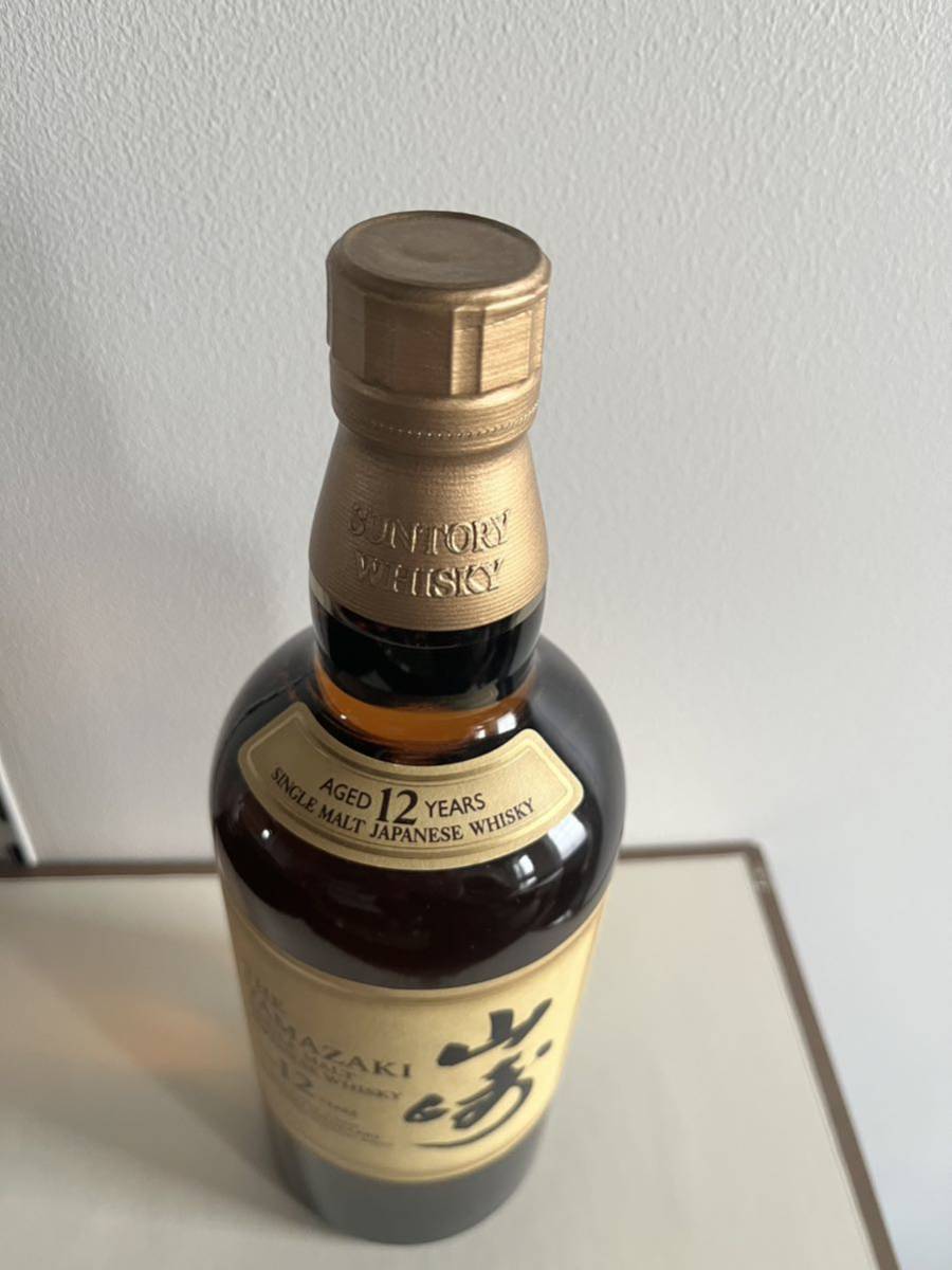 【送料無料・税込み価格】新品 サントリー 山崎12年 700ml 43％ シングルモルト YAMAZAKI 未開封 写真が現物です SUNTORY_画像3