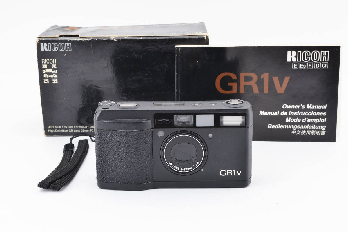 ヤフオク! - RICOH リコー GR1v（箱付き）フィルムカメラ GR...