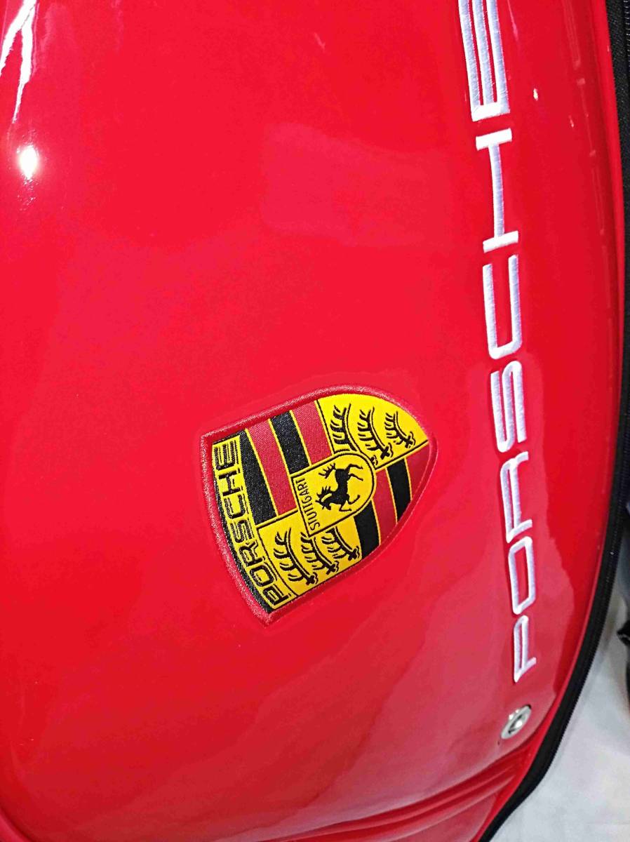 全新保時捷保時捷高爾夫球包支架包簡單運動員黑色×紅色 原文:新品 Porsche ポルシェ　ゴルフバッグ スタンドバッグ シンプルアスリート 黒×紅