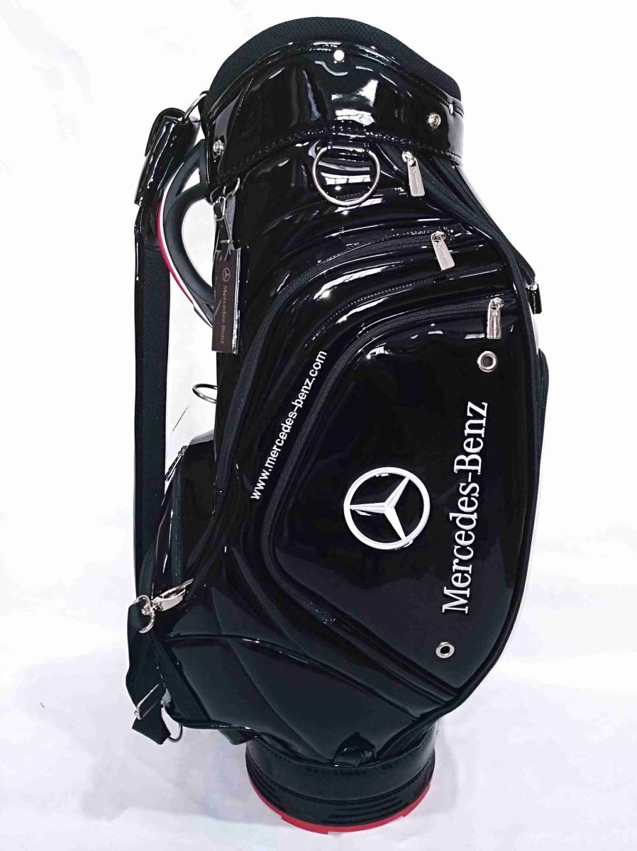新款奔馳奔馳高爾夫球包立袋簡約運動員黑色 原文:新品 Benz　ベンツ　ゴルフバッグ スタンドバッグ シンプルアスリート 黒