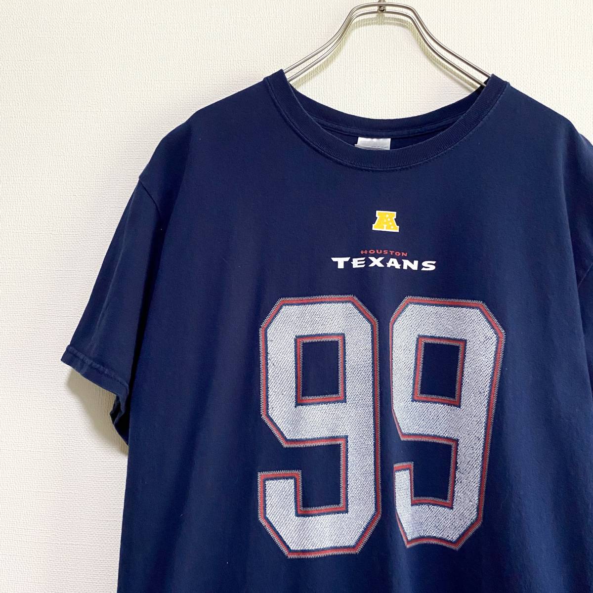 アメリカ古着 NFL ヒューストン・テキサンズ J J ワット 半袖 T アメリカ古着 NFL ヒューストン・テキサンズ J J ワット 半袖 T