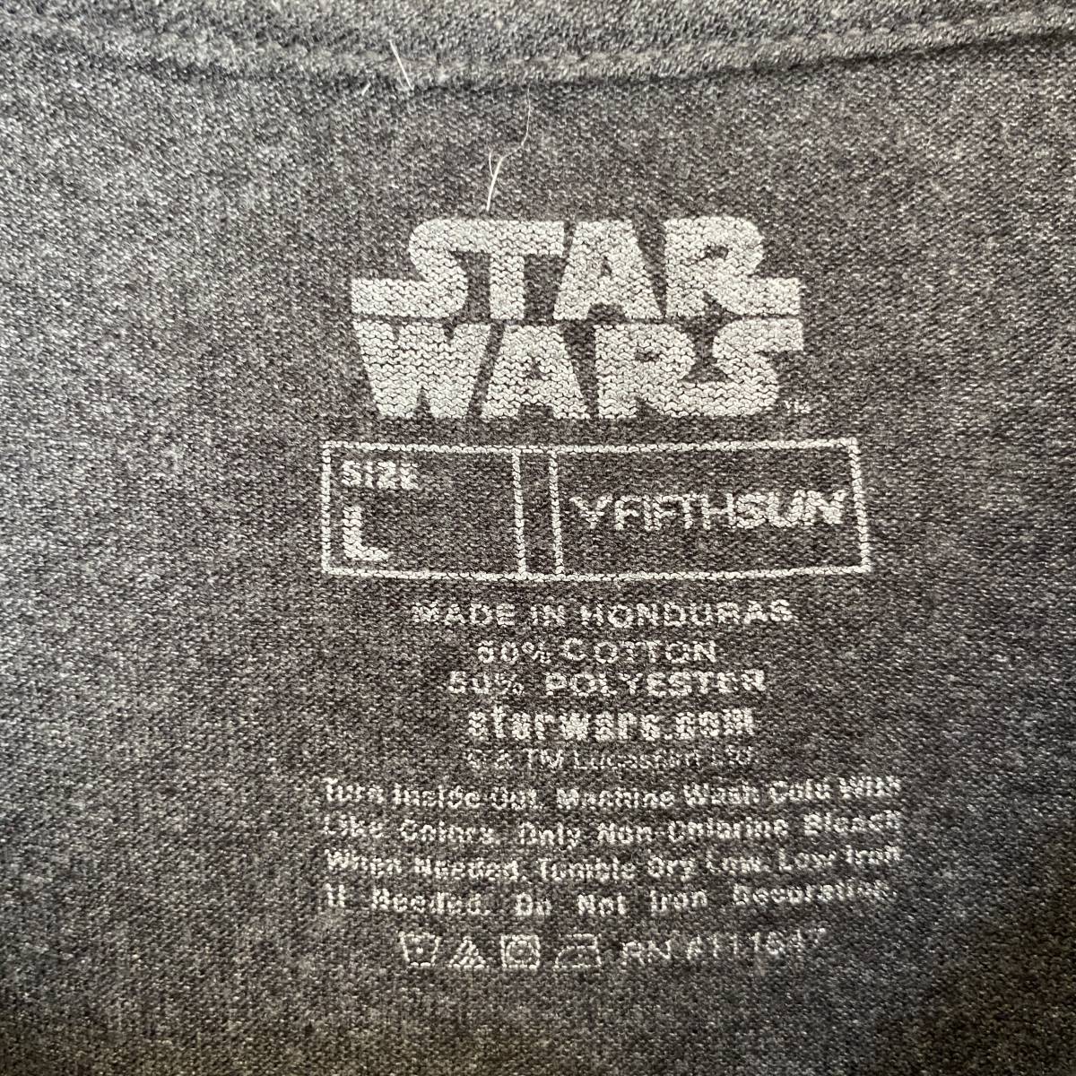 アメリカ古着　ヨーダ　STAR WARS　スターウォーズ　半袖　Ｔシャツ　映画　ムービー　Ｌサイズ　【P202】