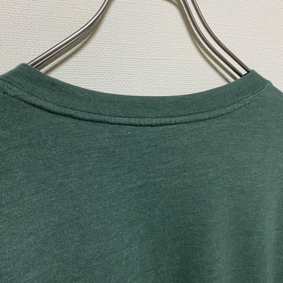 アメリカ古着　MAGELLAN OUTDOORS　長袖　Ｔシャツ　ロンT　XLサイズ　ビッグサイズ　ゆるだぼ　グリーン　【P231】_画像5