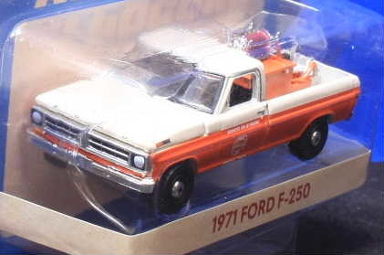 1/64 グリーンライト 1971 Ford F-250 with Fire Equipment（1971 Schaefer 500 at Pocono Official Truck）●_画像2