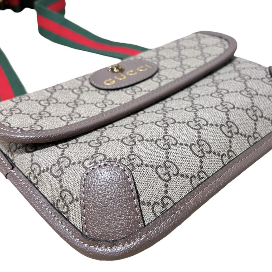 1円〜 売り切り GUCCI ベルトバッグ ボディバッグ GGスプリーム