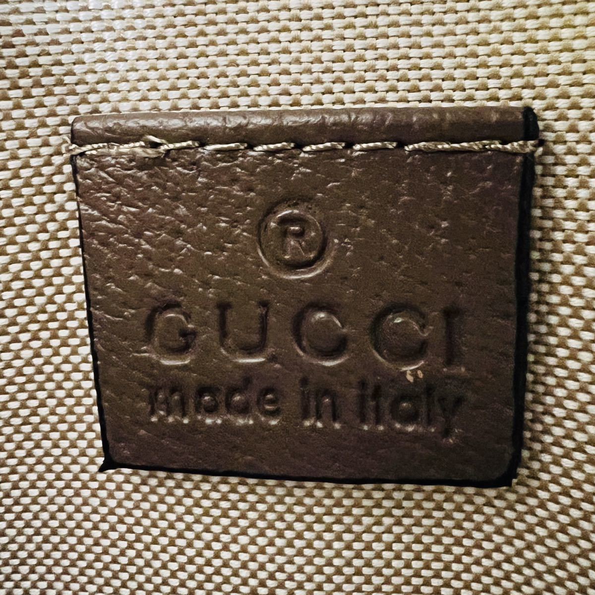 1円〜 売り切り GUCCI ベルトバッグ ボディバッグ GGスプリーム