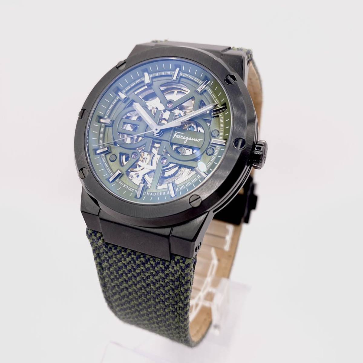 極美品　フェラガモ　F-80 200本限定　メンズ腕時計　自動巻　スケルトン