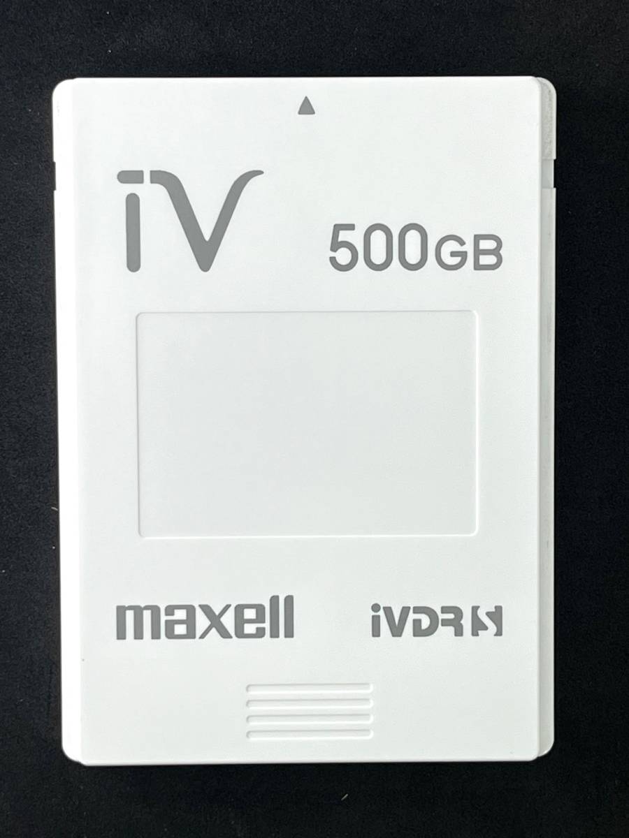 ★送料無料★動作品　iVDR-S カセットハードディスク　500GB　ホワイト　マクセル/maxell　アイヴィ　M-VDRS　Wooo対応　①