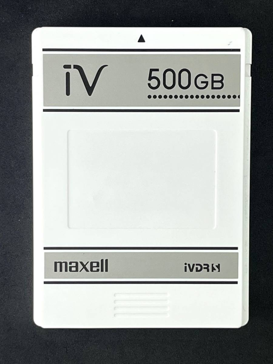* free shipping * operation goods iVDR-S cassette hard disk 500GB white mak cell /maxell I vi M-VDRS Wooo correspondence ③