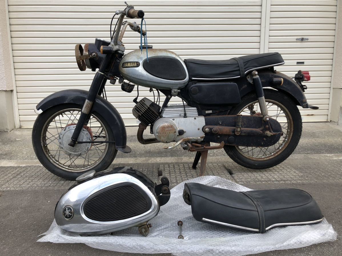 YAMAHA ヤマハ YA6 部品取り ジャンク品 予備タンク・シート付き 青森