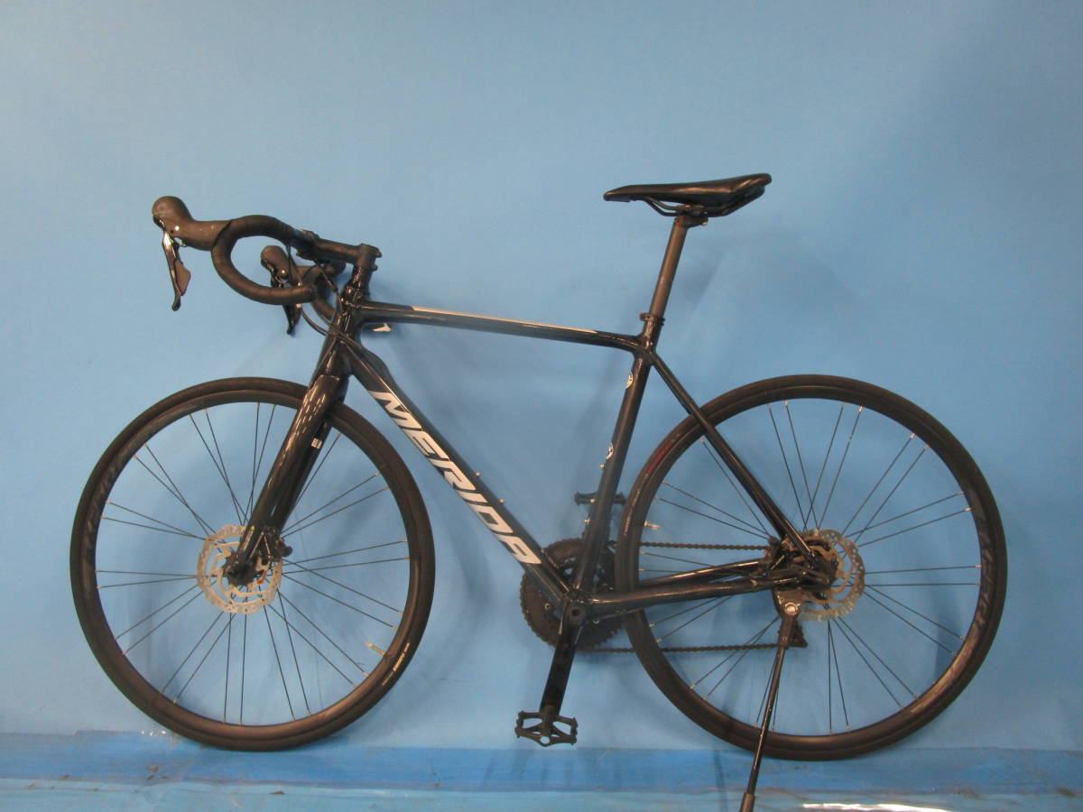 ☆大阪西淀☆ MERIDA SCULTURA 400 DISC アルミ ロードバイク SHIMANO 105 STIレバー 700Ｃ 2×11 メリダ スクルトゥーラ 中古 自転車 s07_画像10