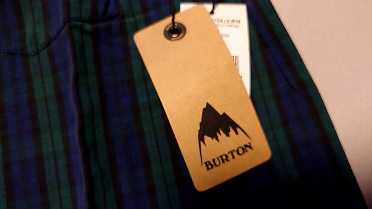 新品　超激安！　国内正規品 BURTON　バートン　長袖シャツ　US－S JPN-M　青、緑、黒、チェック柄_画像8