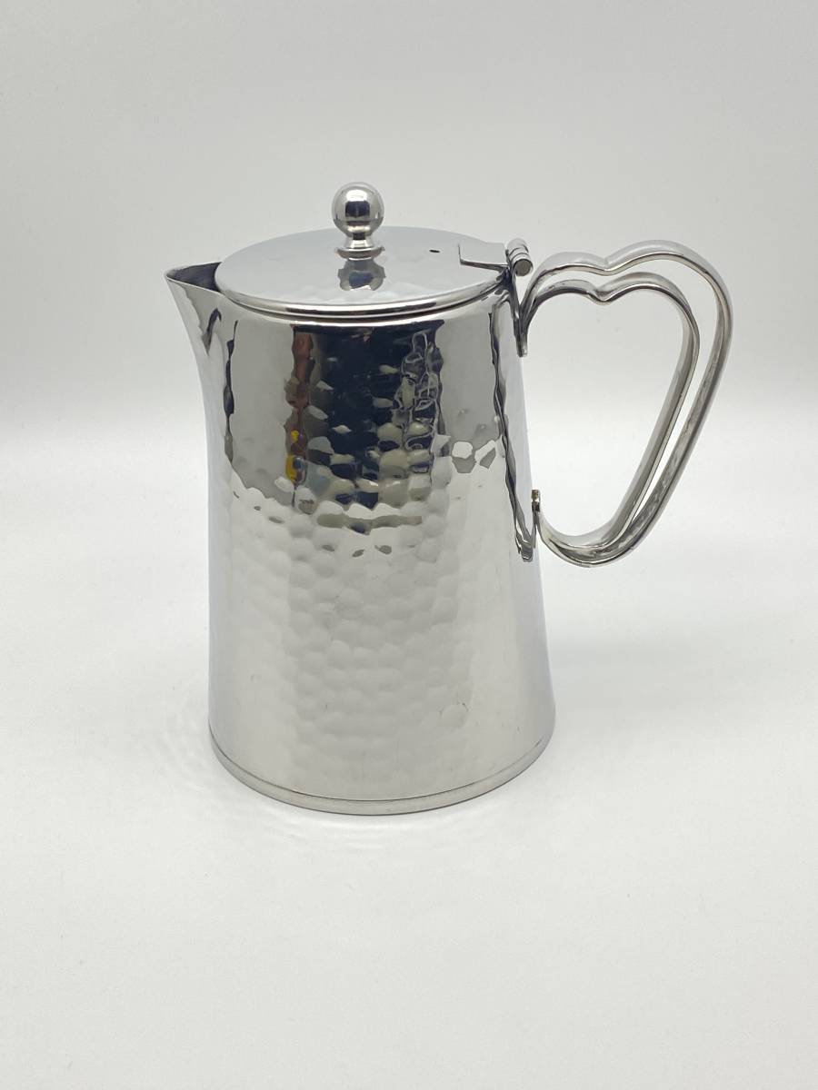 OLD HALL オールドホール WARWICK Hammered 1-Pint Coffee Pot ワーリック ハマード 1 パイントコーヒーポット 年1953-59 *T509_画像1