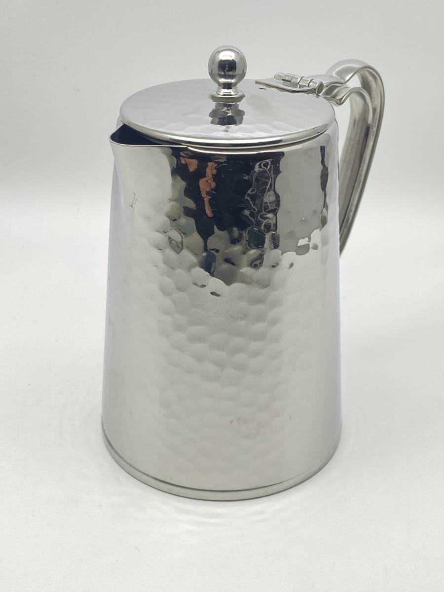 OLD HALL オールドホール WARWICK Hammered 1-Pint Coffee Pot ワーリック ハマード 1 パイントコーヒーポット 年1953-59 *T509_画像4