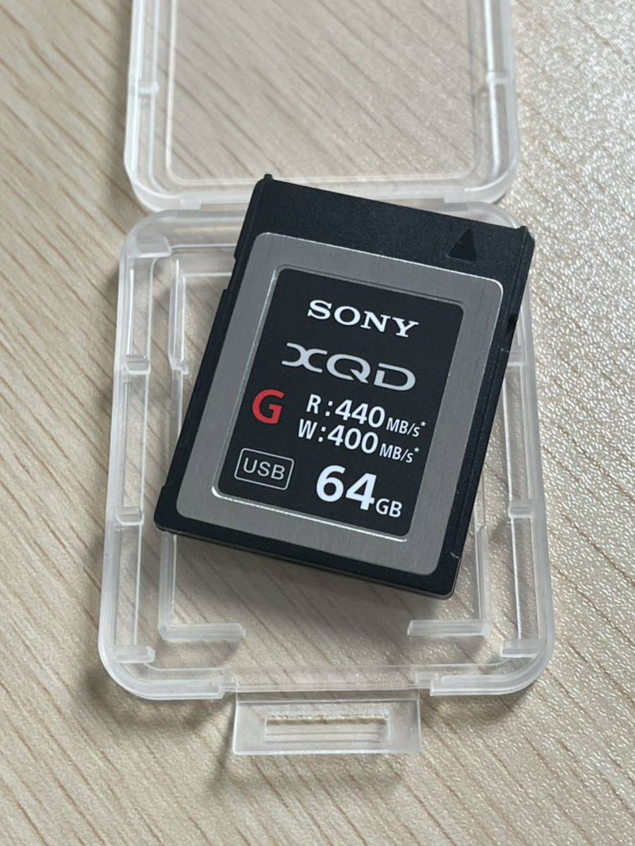 ソニー SONY XQDメモリーカード 64GB Gシリーズ ニコン 一眼レフ ミラーレス カメラ_画像1