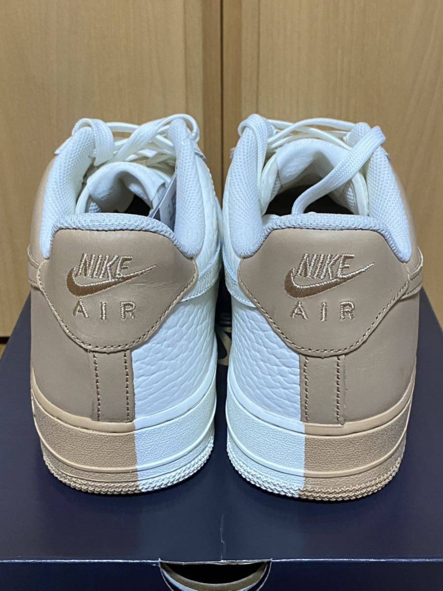 ◇新品 国内正規品 NIKE AIR FORCE 1 '07 PRM SPLIT 905345-105 US9.5 27.5cm SAIL/VACHETTA TAN ナイキ エアフォース1 バケッタタン_画像3