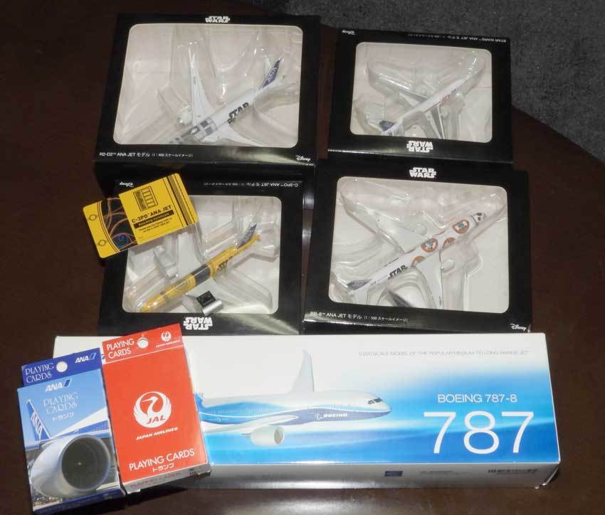 限定版 STAR WARS ANAJETモデル4機+ボーイング787-8+おまけ 完成品 限定版 STAR WARS ANAJETモデル4機+ボーイング787-8+おまけ 完成品