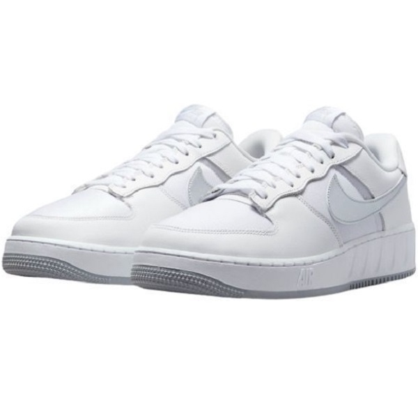 ナイキ エアフォース 1 ロー ユニティ 27cm 定価15400円 ホワイト/シルバー 白 AIR FORCE 1 LOW UNITY スニーカー