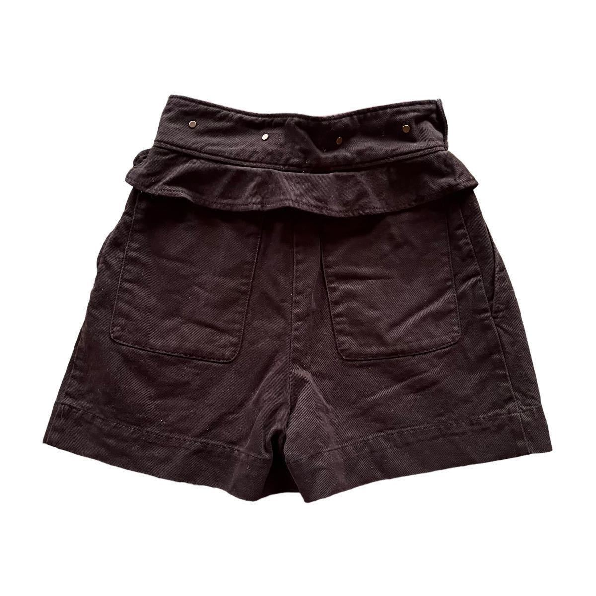 See By Chloe See by Chloe short pants black lady's 34 size [AY1268]