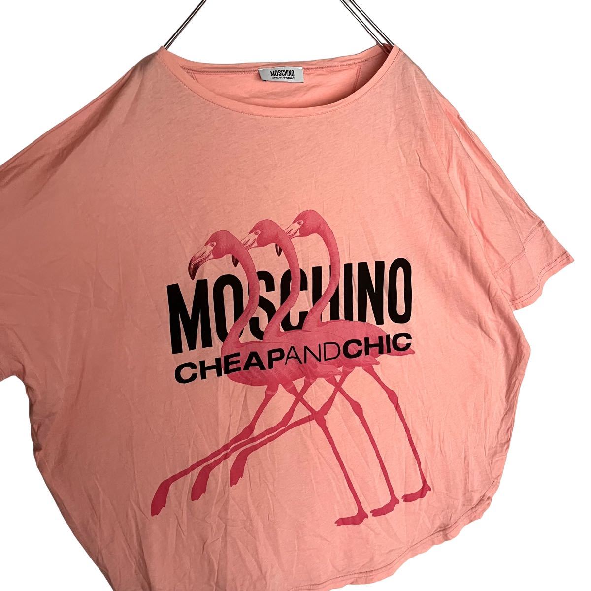 MOSCHINO モスキーノ　半袖Tシャツ　レディース　40サイズ　【AY1287】_画像4