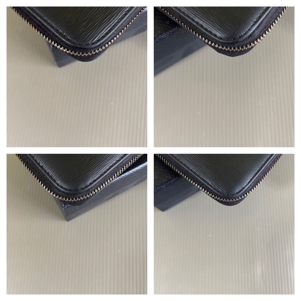 美品 1円 PRADA プラダ 長財布 ラウンドファスナー ウォレット ロゴ