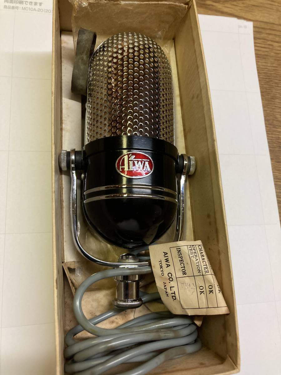 AIWA M18 crystal microphone antique Aiwa Mike : Real Yahoo AIWA M18 crystal microphone antique Aiwa Mike : Real Yahoo