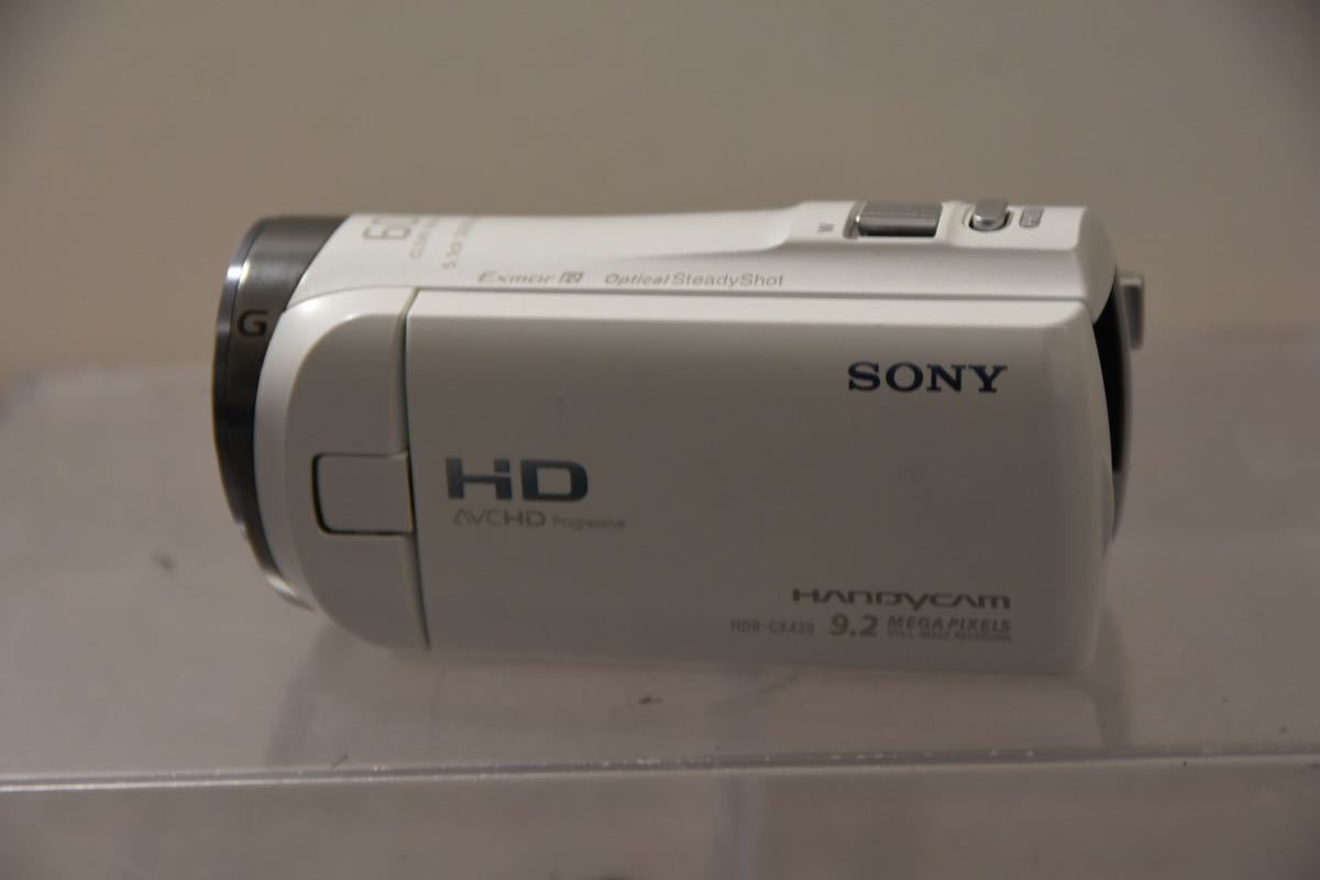 SONY◇ビデオカメラ HDR-CX420 (W) [ホワイト]-