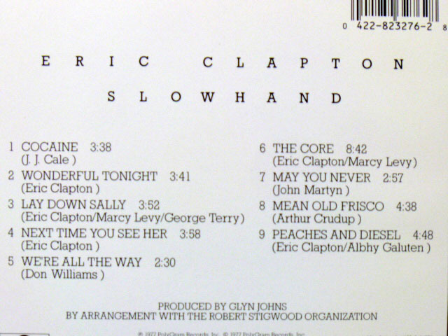 ERIC CLAPTON/SLOWHAND_画像3