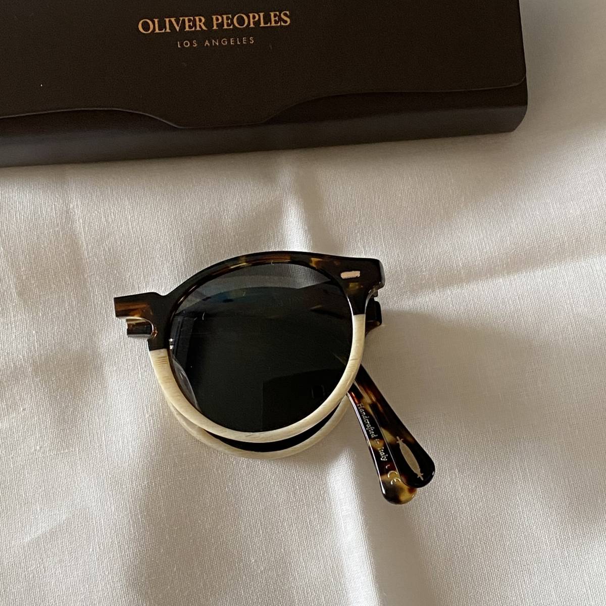 OV257 新品 OLIVER PEOPLES Gragory Peck Sun 折り畳み サングラス オリバーピープルズ グレゴリーペック_画像4