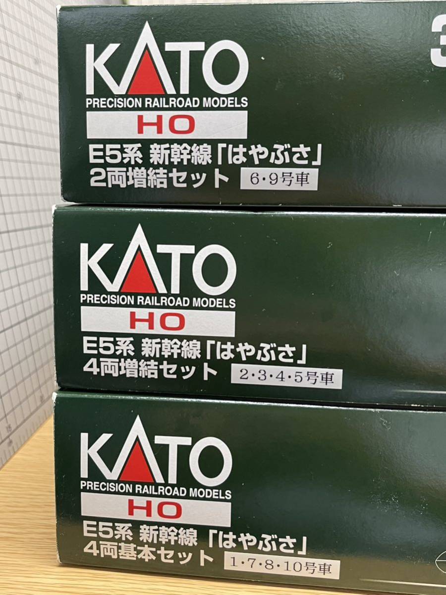 ヤフオク! - KATO HOゲージ 「E5系新幹線『はやぶさ』10両フル...