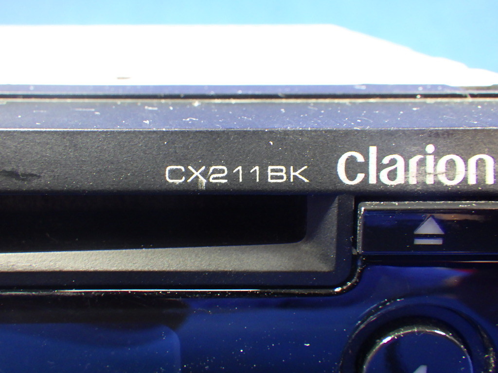 クラリオン 2DIN オーディオ CX211BK CD/チューナー/フロントUSB_画像6
