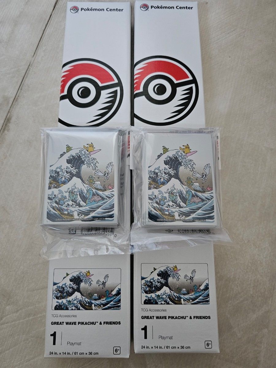 爆買い! WCS ポケモン2023 GREAT WAVE プレイマットデッキシールド