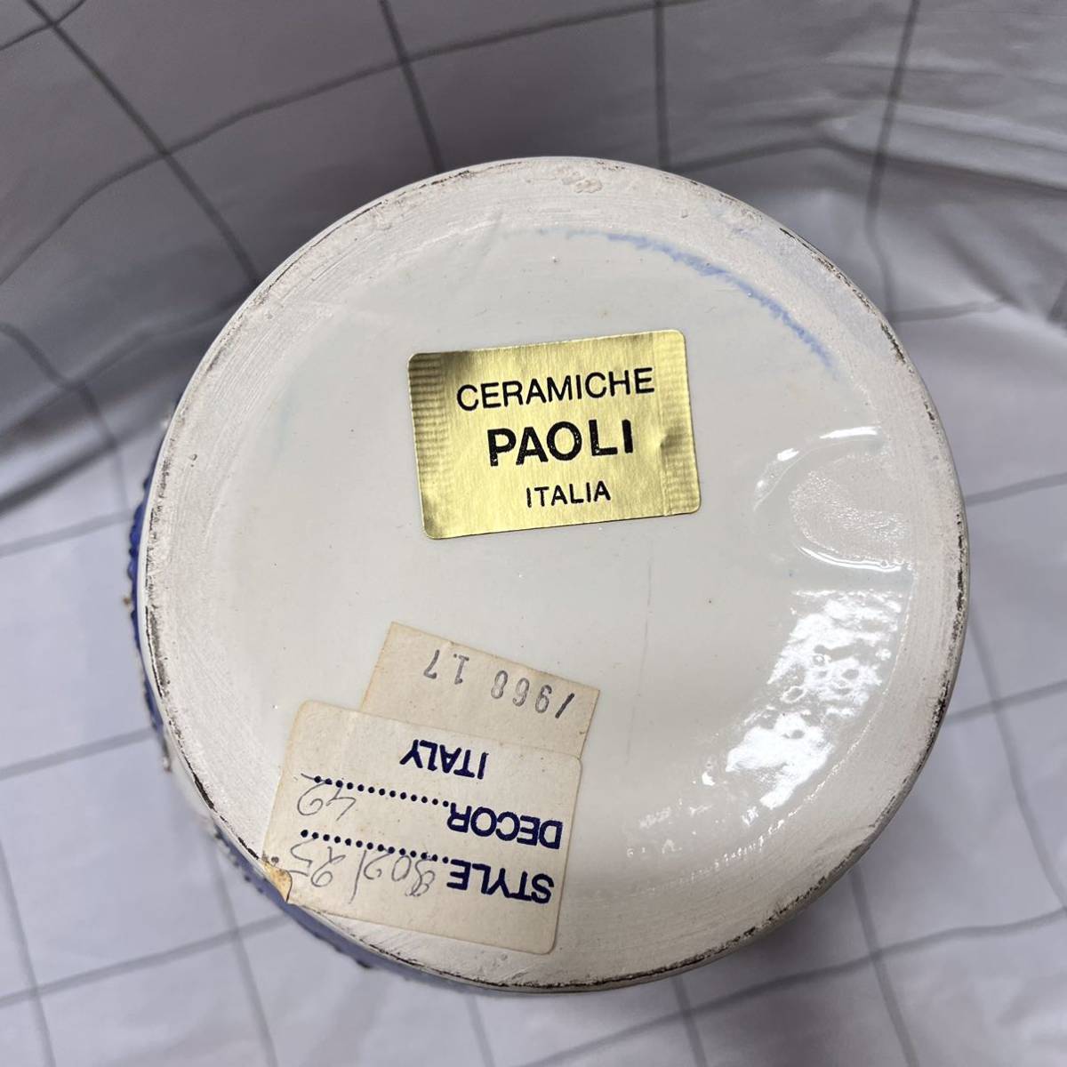 z771 イタリア製CERAMICHE PAOLI ITALIA パオリ瓶花瓶水差し飾り z771 イタリア製CERAMICHE PAOLI ITALIA パオリ瓶花瓶水差し飾り