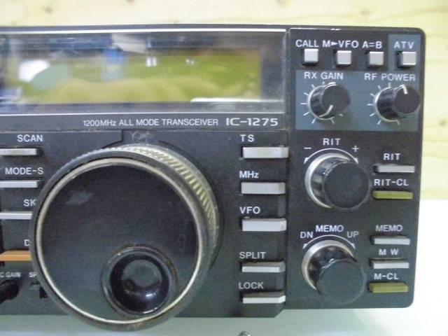 * cheap selling up * Icom ICOM 1200MHz ALL MODE TRANSCEIVER all mode transceiver IC-1275 transceiver electrification verification only present condition delivery!!