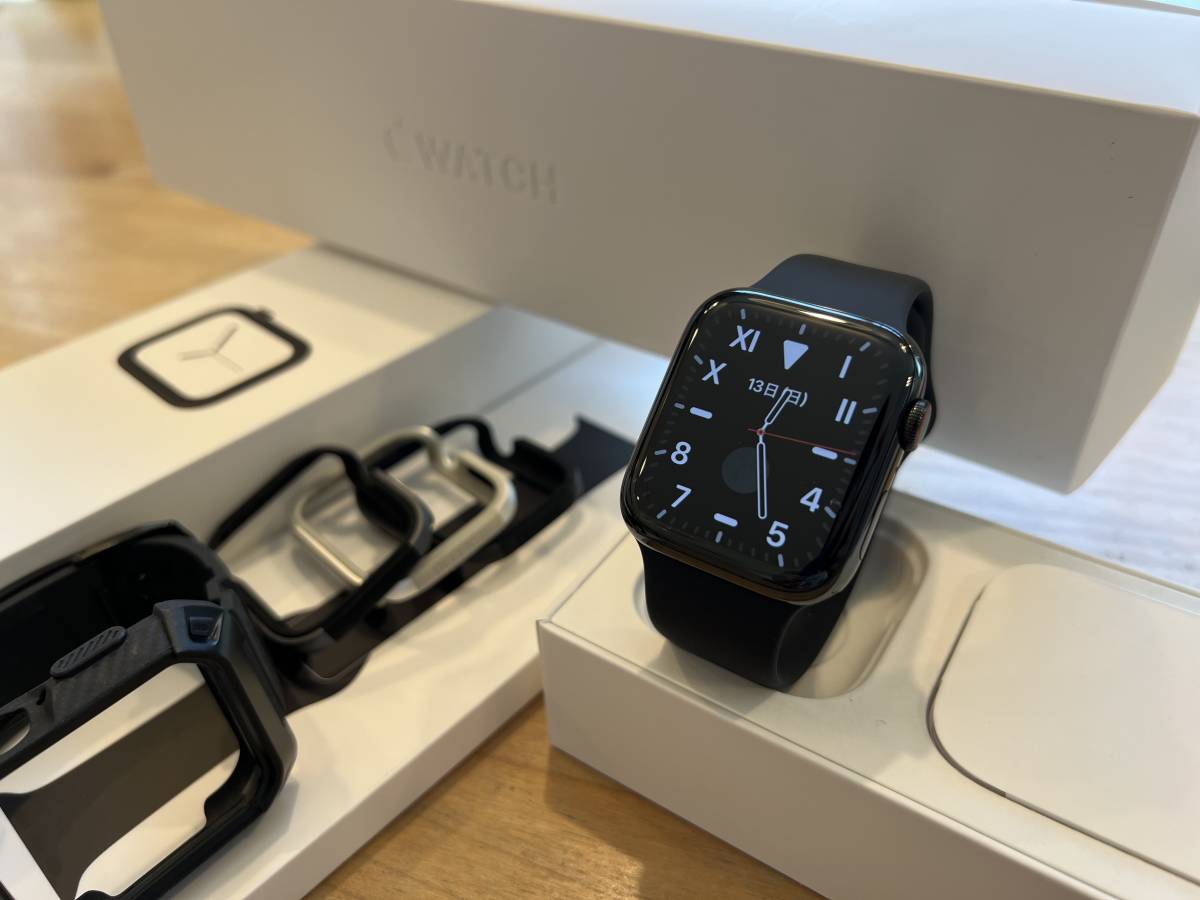 Apple Watch Series 4 GPS+セルラー スペースブラック ステンレス