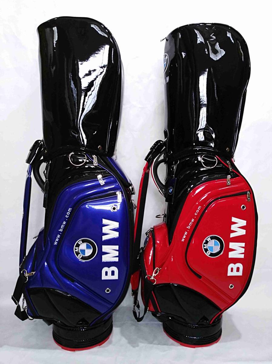  寶馬高爾夫球包立袋簡約運動員黑色×紅色 原文: 新品 BMW ゴルフバッグ スタンドバッグ シンプルアスリート 黒×紅 