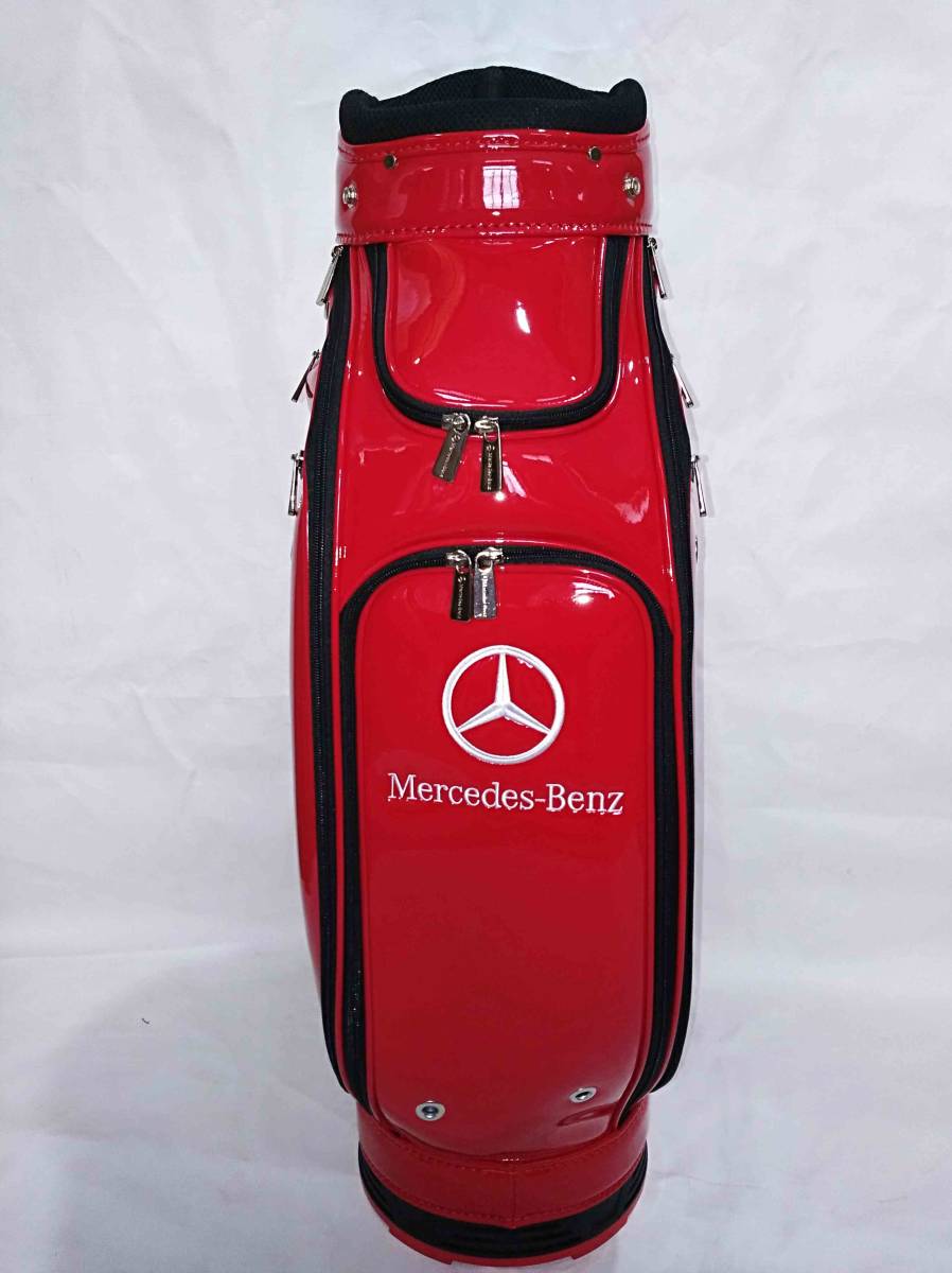 新品奔馳奔馳高爾夫球包支架包簡單運動員紅色    原文:新品 Benz　ベンツ　ゴルフバッグ スタンドバッグ シンプルアスリート　紅