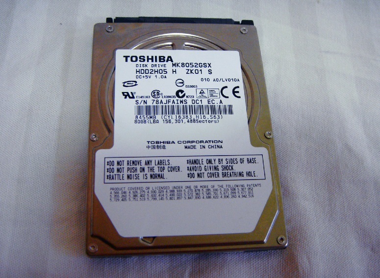 動作状態良好 清掃消毒済み ハードディスク HDD 美品 TOSHIBA東芝