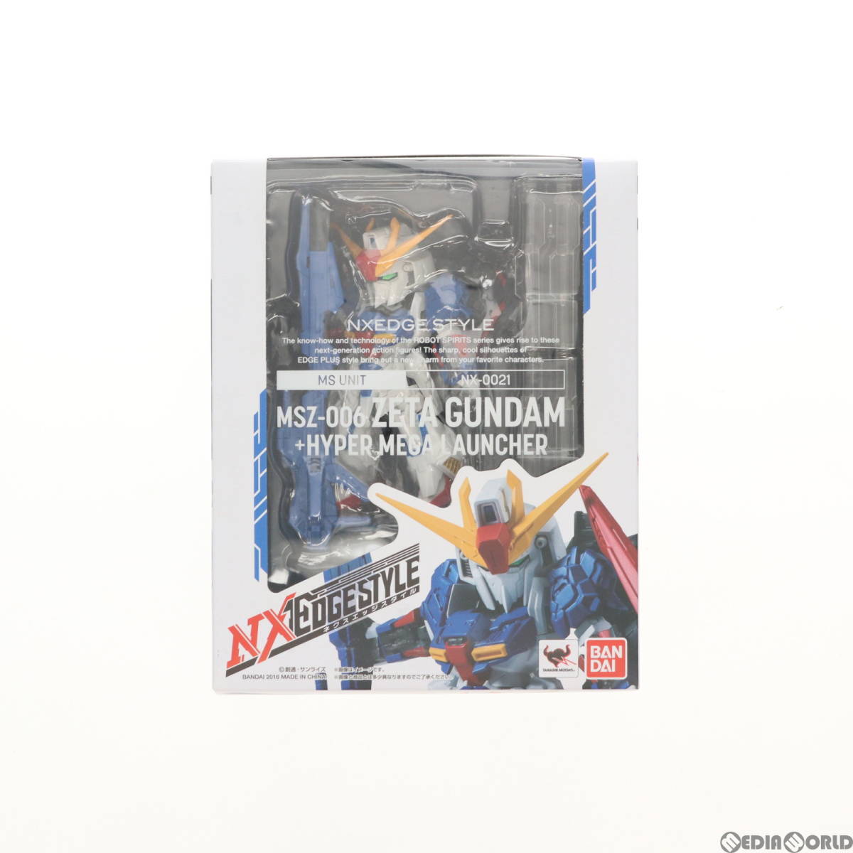 【中古】[FIG]ネクスエッジスタイル(MS UNIT) Zガンダム+ハイパー・メガ・ランチャー 機動戦士Zガンダム 完成品 可動フィギュア バンダイ(6_画像2