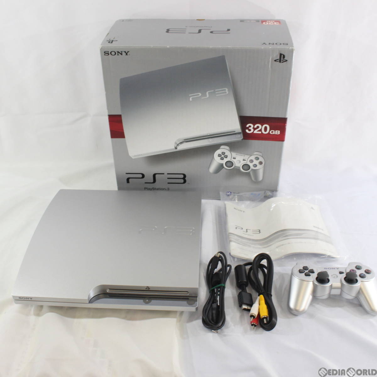 【中古】[訳あり][本体][PS3]プレイステーション3 PlayStation3 HDD320GB サテン・シルバー(CECH-2500BSS)(75172836)