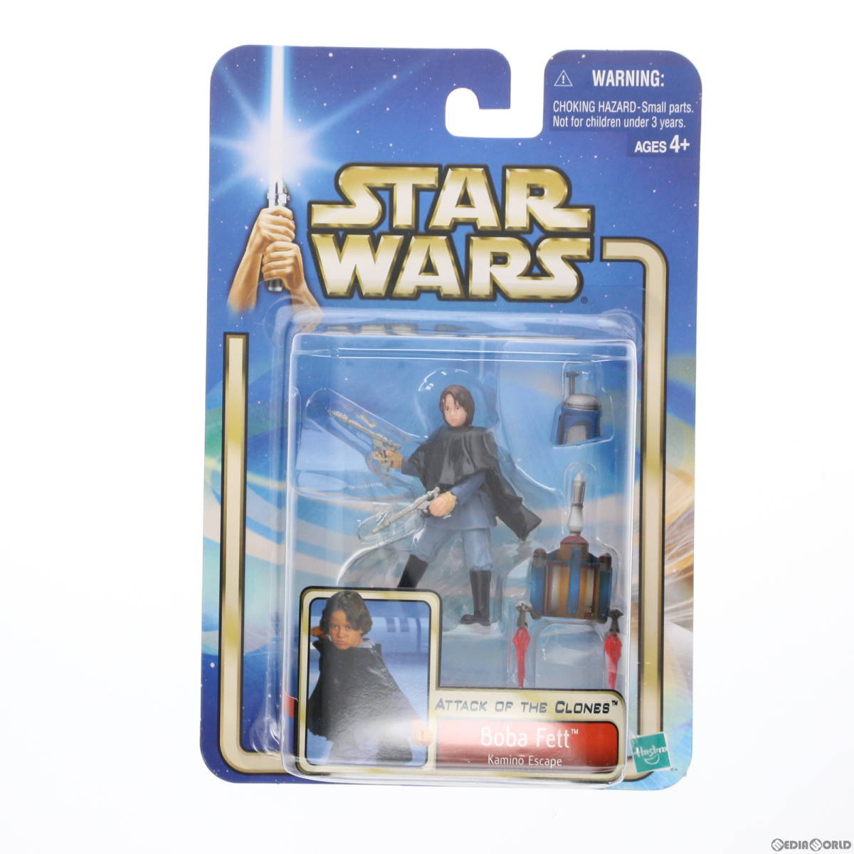 【中古】[FIG]スター・ウォーズ ベーシックフィギュア ボバ・フェット STAR WARS エピソード2/クローンの攻撃 完成品 可動フィギュア(84863の画像1