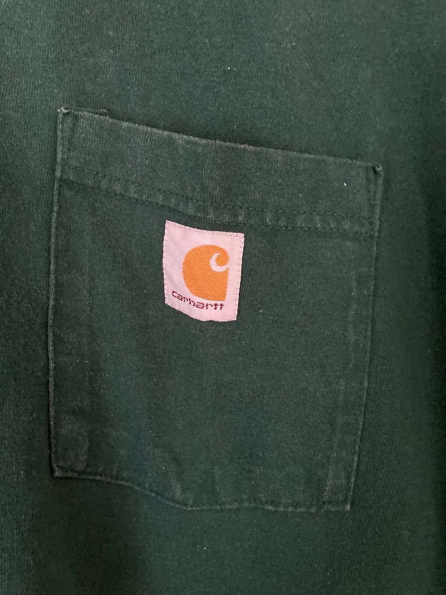 carhartt カーハート 長袖Tシャツ ビッグサイズ ロンT ヘンリーネック