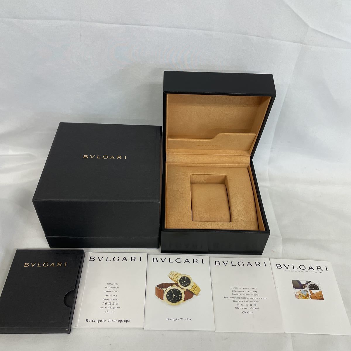 BVLGARI ブルガリ 時計用　箱　空箱 化粧箱 ケース　保証書　付属品　② BOX
