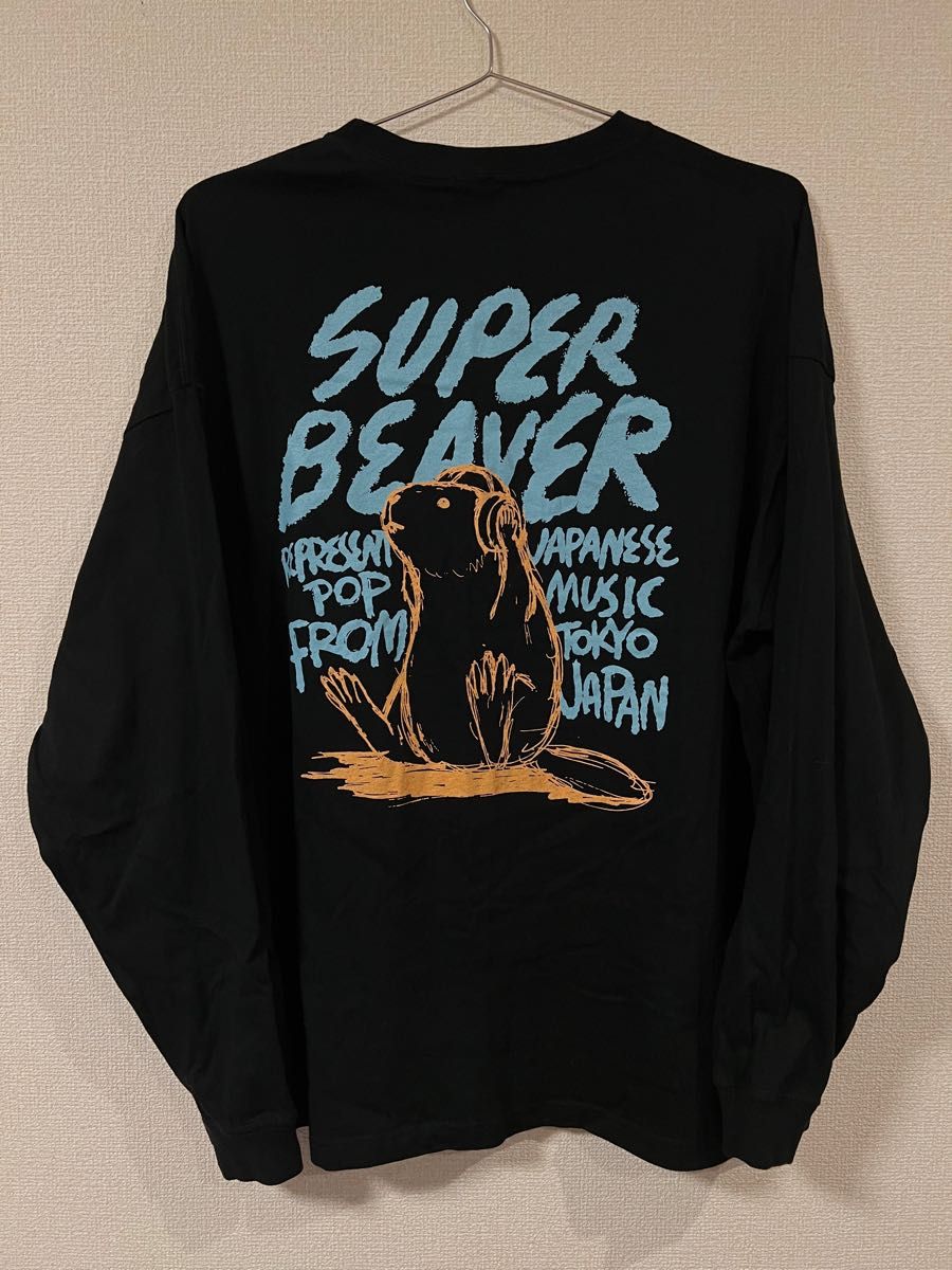 SUPER BEAVER ロンT 長袖 ブラック 黒 Lサイズ 美品|Yahoo SUPER BEAVER ロンT 長袖 ブラック 黒 Lサイズ 美品|Yahoo