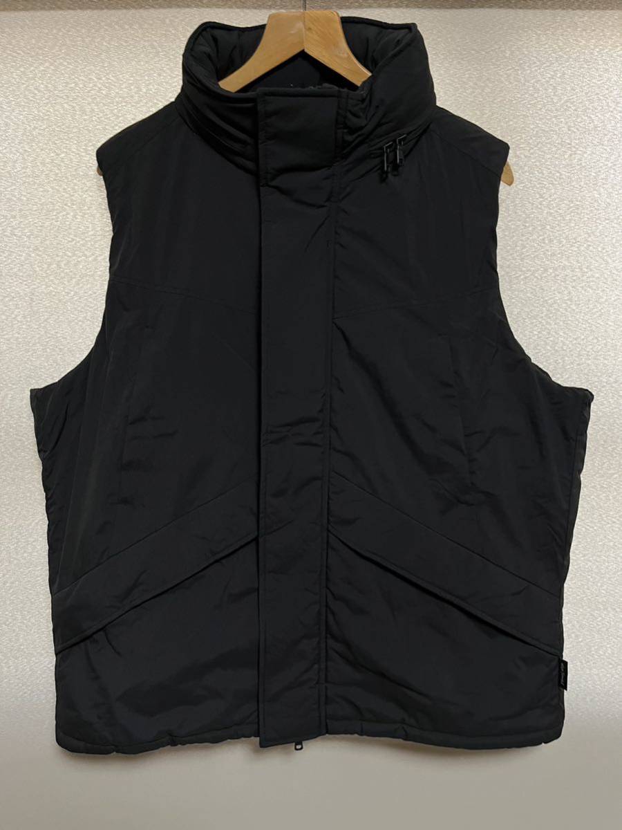 男性に人気！ WILD ワイルドシングス　モンスター　ベスト　Monster　Vest　中綿　ブラック　ビッグシルエット　オーバーサイズ　サイズL THINGS ワイルドシングス