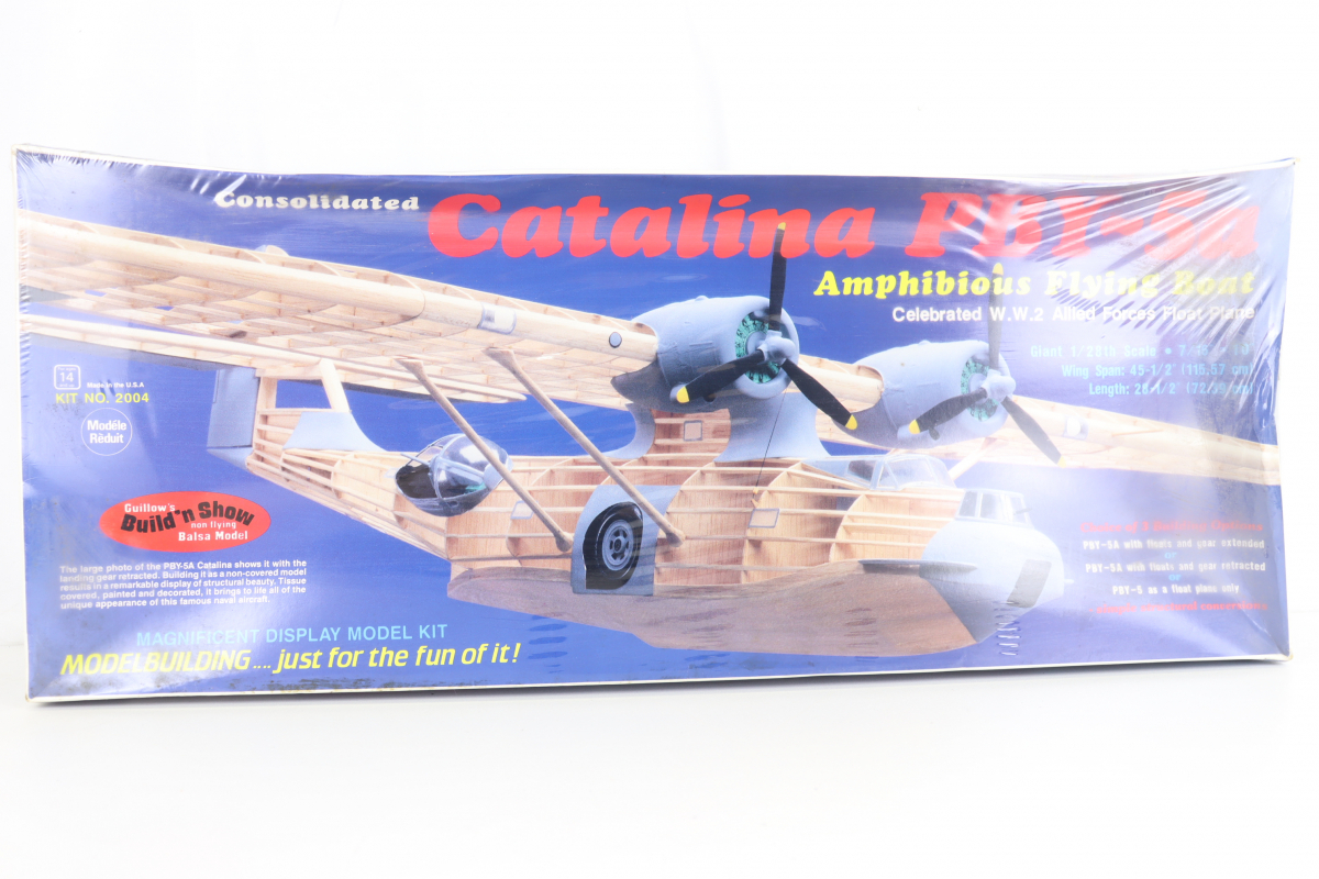 未開封 Catalina PBY-5a 水上飛行機モデル Yahoo!オークション - 【未開封】Guillows catalina PBY-5a