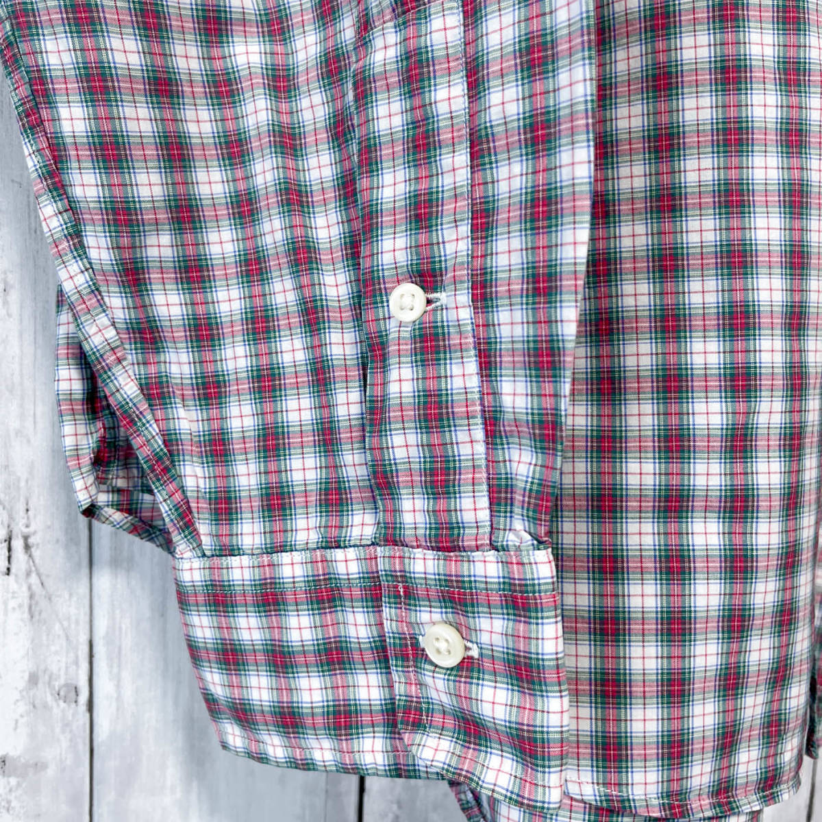 ラルフローレン Ralph Lauren CLASSIC FIT チェックシャツ 長袖シャツ メンズ ワンポイント コットン100% Lサイズ 3‐644の画像6